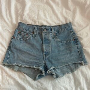 Levis Denim Blue Women's Shorts